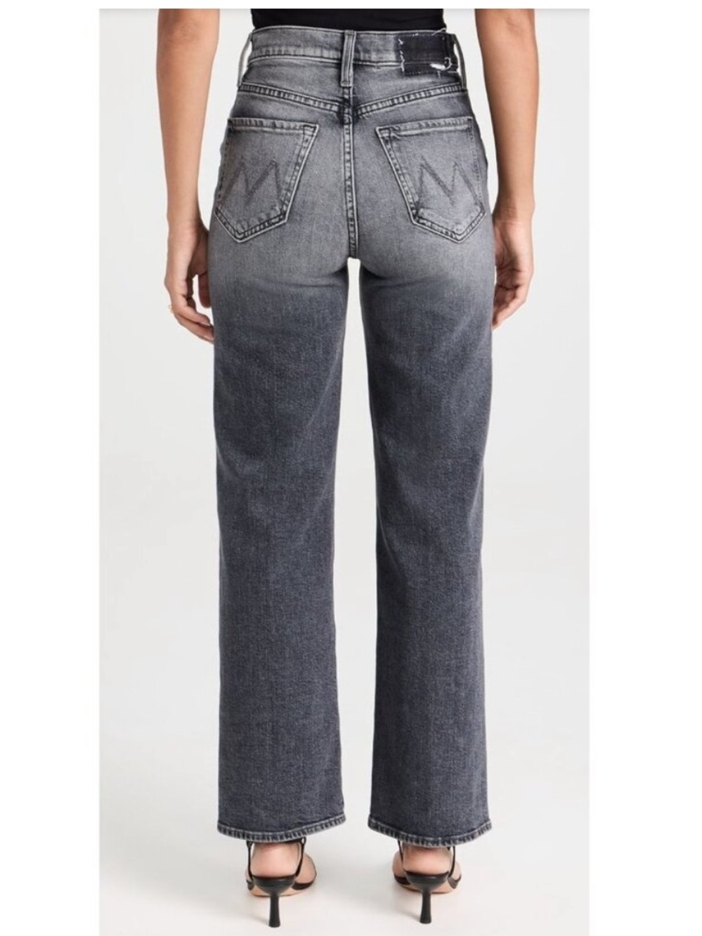 MOTHER Superior The Rambler Zip Flood Jeans Size 30 Straight Leg in Outta Sight - Picture 2 of 10